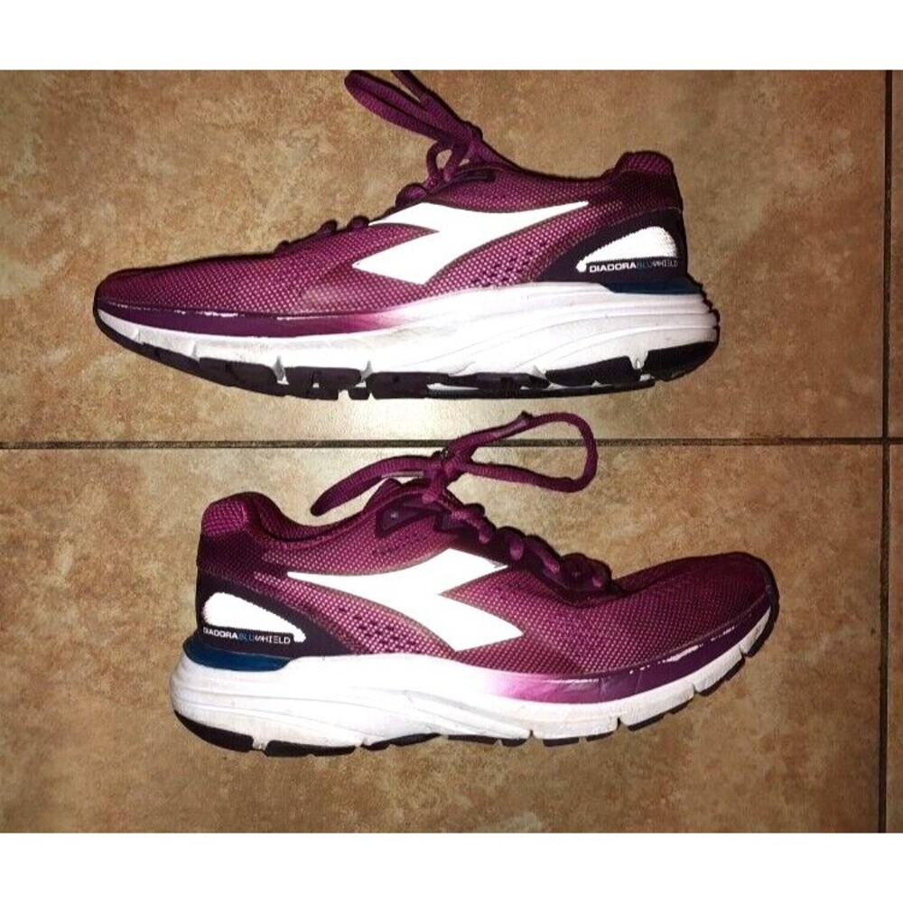 Women's Nice Diadora Blushield 5000 C8136 Purple Sneakers Size 8.5